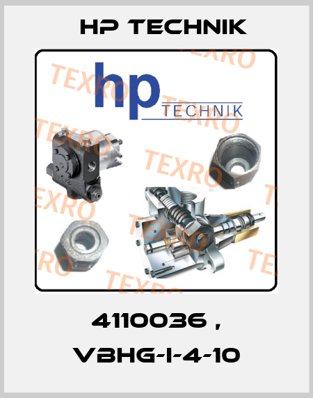 4110036 , VBHG-I-4-10 HP Technik