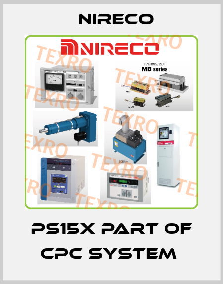 PS15X part of CPC System  Nireco