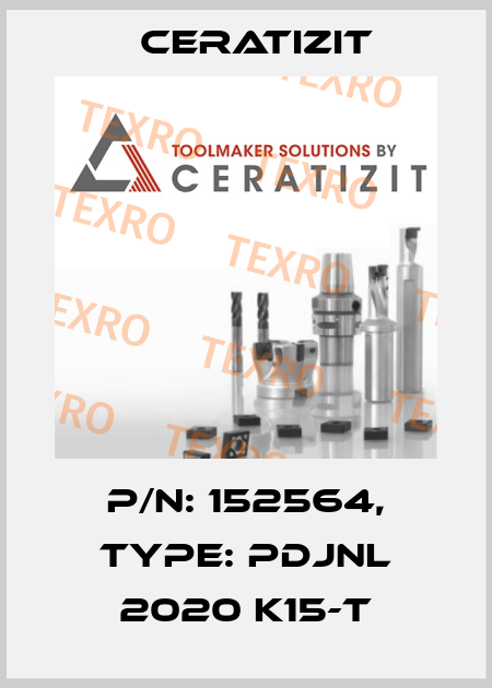 P/N: 152564, Type: PDJNL 2020 K15-T Ceratizit