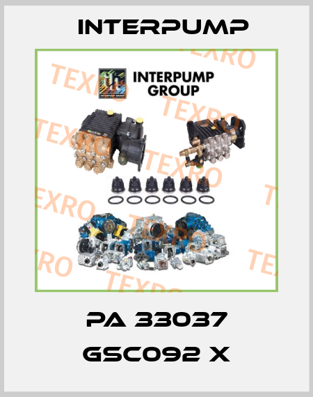 PA 33037 GSC092 X Interpump