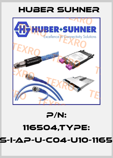 P/N: 116504,Type: CES-I-AP-U-C04-U10-116504 Huber Suhner