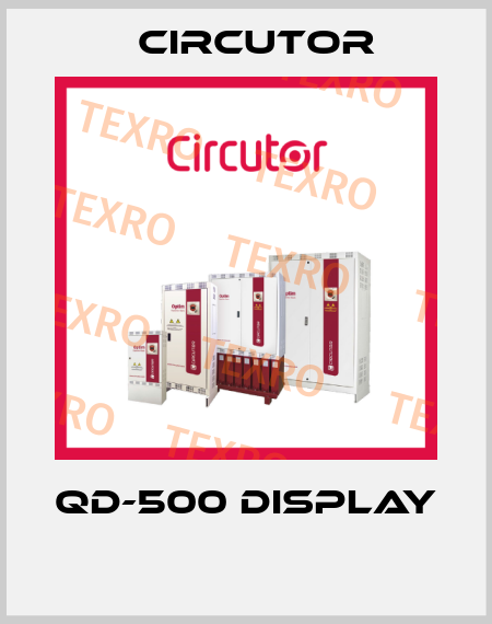 QD-500 DISPLAY  Circutor