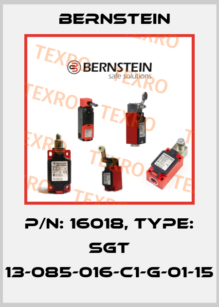 P/N: 16018, Type: SGT 13-085-016-C1-G-01-15 Bernstein