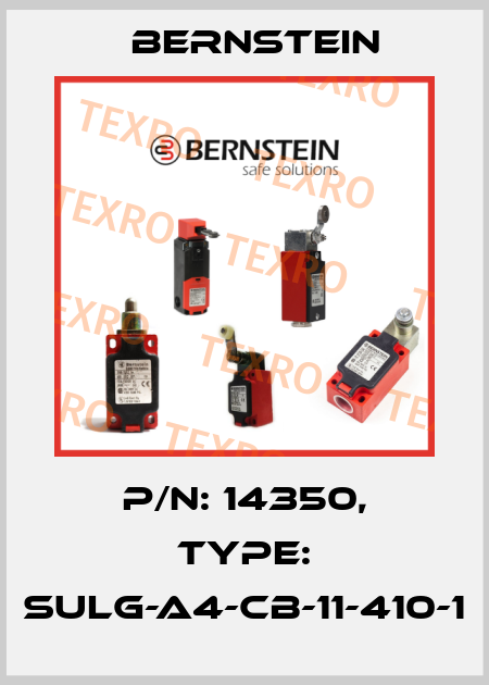 P/N: 14350, Type: SULG-A4-CB-11-410-1 Bernstein