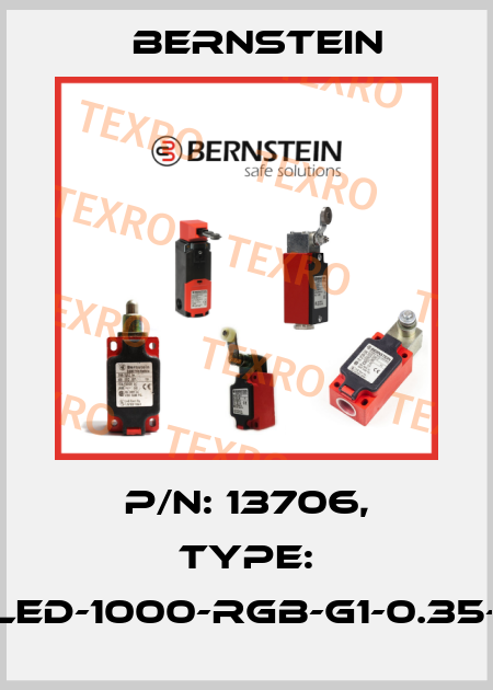 P/N: 13706, Type: SI-LED-1000-RGB-G1-0.35-T4 Bernstein