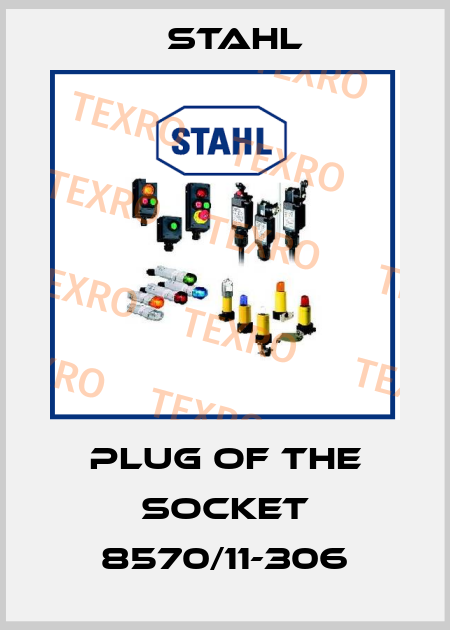 Plug of the socket 8570/11-306 Stahl
