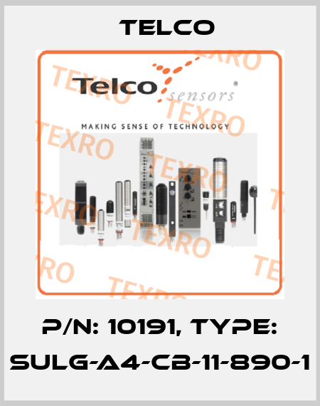 P/N: 10191, Type: SULG-A4-CB-11-890-1 Telco