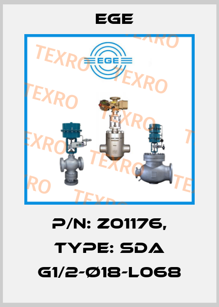 p/n: Z01176, Type: SDA G1/2-Ø18-L068 Ege