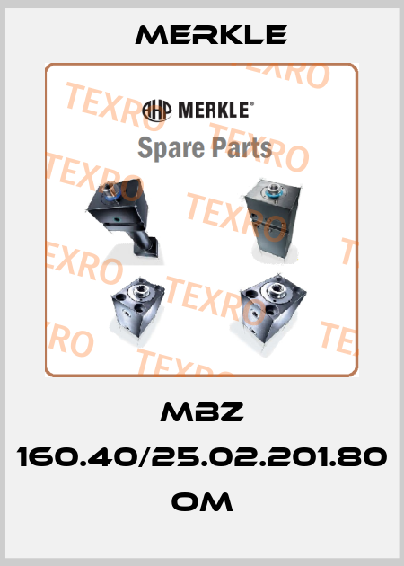 MBZ 160.40/25.02.201.80 OM Merkle