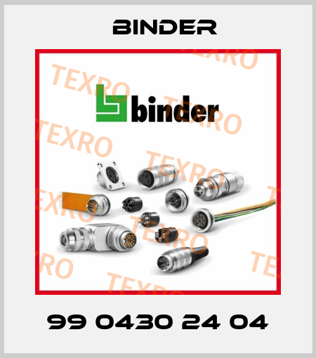 99 0430 24 04 Binder