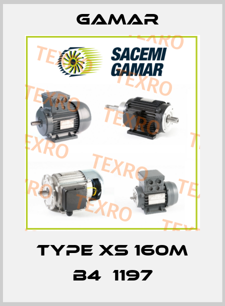 Type XS 160M B4  1197 Gamar