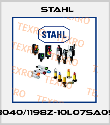 8040/1198Z-10L07SA05 Stahl