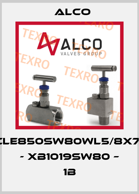 TCLE850SW80WL5/8X7/8 - XB1019SW80 – 1B Alco