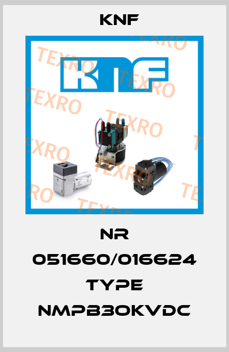 Nr 051660/016624 Type NMPB3OKVDC KNF