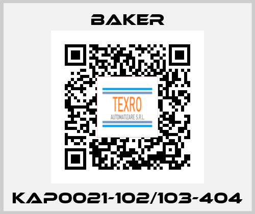 KAP0021-102/103-404 BAKER