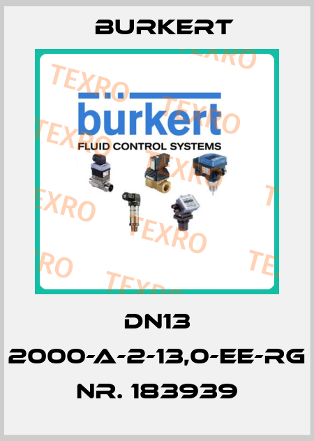 DN13 2000-A-2-13,0-EE-RG Nr. 183939 Burkert