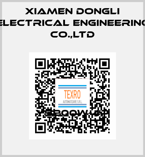 YS200W-4P XIAMEN DONGLI ELECTRICAL ENGINEERING CO.,LTD