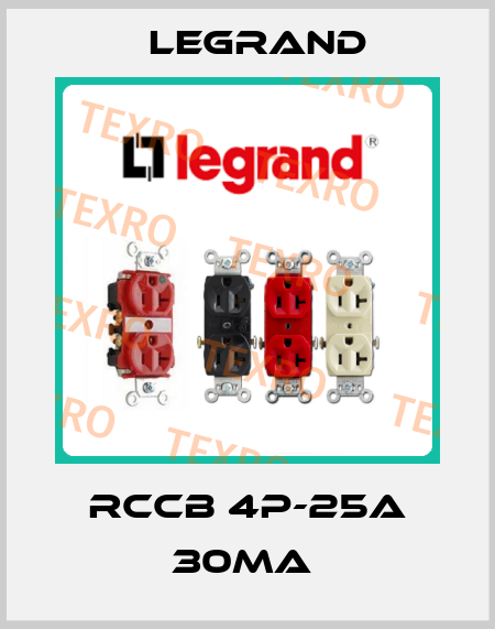 RCCB 4P-25A 30MA  Legrand