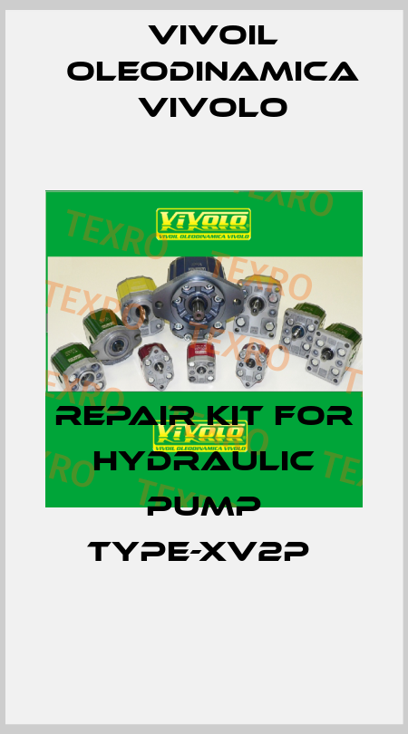 REPAIR KIT FOR HYDRAULIC PUMP TYPE-XV2P  Vivoil Oleodinamica Vivolo