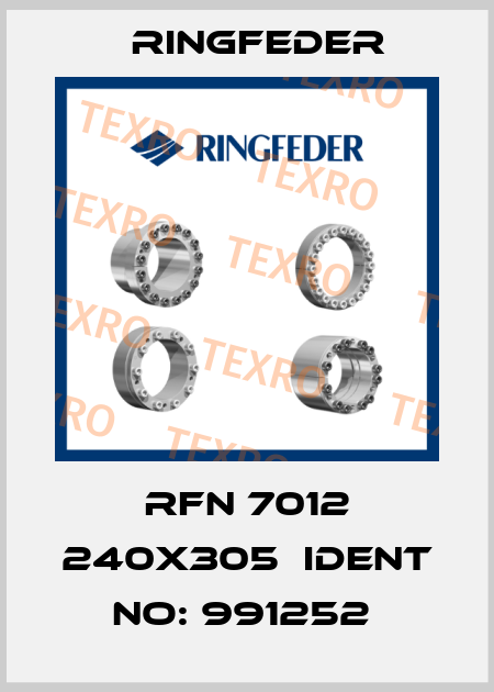 RFN 7012 240X305  IDENT NO: 991252  Ringfeder