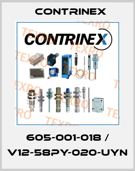 605-001-018 / V12-58PY-020-UYN Contrinex