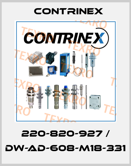 220-820-927 / DW-AD-608-M18-331 Contrinex