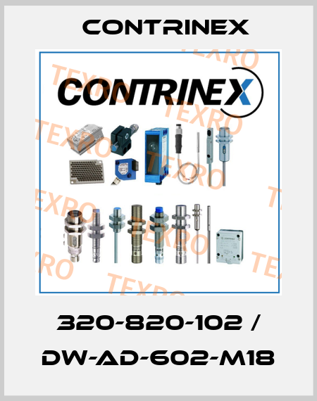 320-820-102 / DW-AD-602-M18 Contrinex