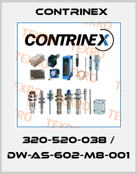 320-520-038 / DW-AS-602-M8-001 Contrinex