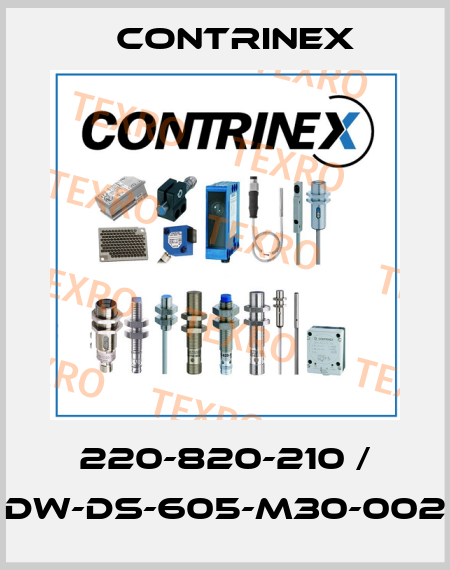 220-820-210 / DW-DS-605-M30-002 Contrinex