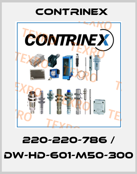 220-220-786 / DW-HD-601-M50-300 Contrinex