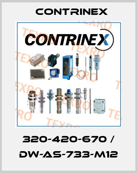 320-420-670 / DW-AS-733-M12 Contrinex