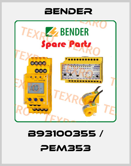 B93100355 / PEM353 Bender