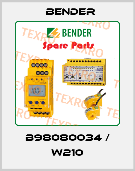 B98080034 / W210 Bender