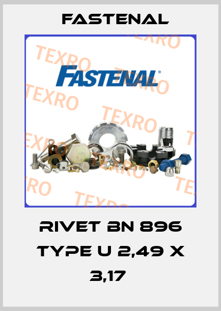 RIVET BN 896 TYPE U 2,49 X 3,17  Fastenal