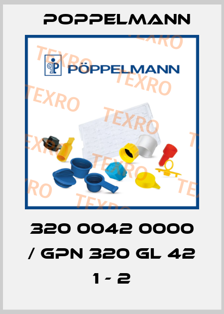 320 0042 0000 / GPN 320 GL 42 1 - 2 Poppelmann