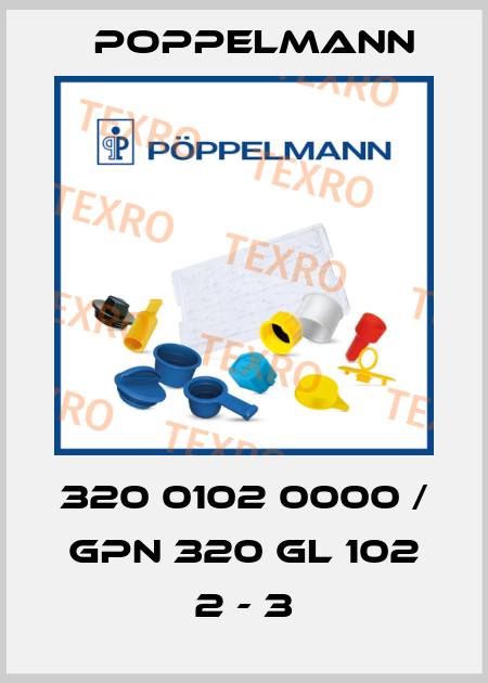 320 0102 0000 / GPN 320 GL 102 2 - 3 Poppelmann