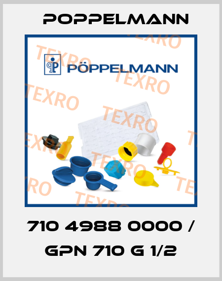 710 4988 0000 / GPN 710 G 1/2 Poppelmann