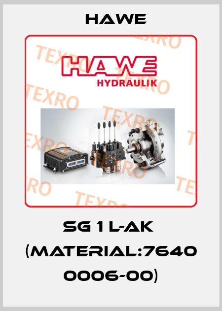 SG 1 L-AK  (Material:7640 0006-00) Hawe