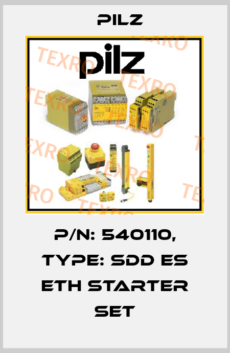 p/n: 540110, Type: SDD ES ETH Starter Set Pilz