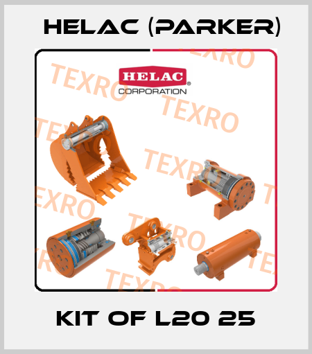 KIT OF L20 25 Helac (Parker)