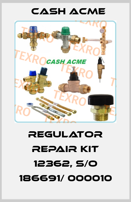 Regulator Repair Kit 12362, S/O 186691/ 000010 Cash Acme