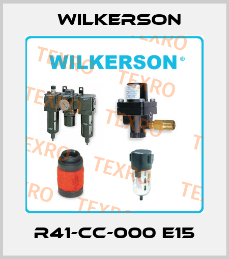 R41-CC-000 E15 Wilkerson