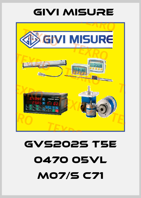 GVS202S T5E 0470 05VL M07/S C71 Givi Misure