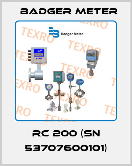 RC 200 (SN 53707600101) Badger Meter