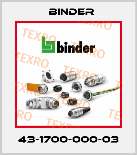 43-1700-000-03 Binder