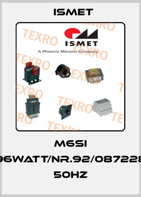M6SI 96WATT/nr.92/087228 50Hz Ismet
