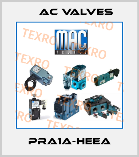 PRA1A-HEEA МAC Valves