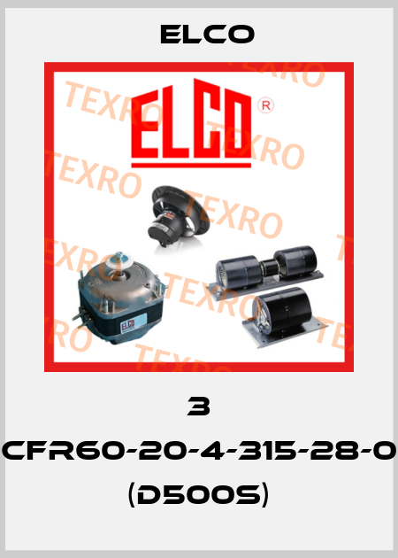 3 CFR60-20-4-315-28-0 (D500S) Elco