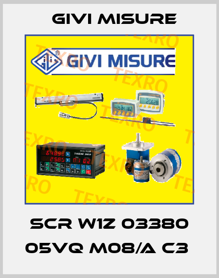 SCR W1Z 03380 05VQ M08/A C3  Givi Misure