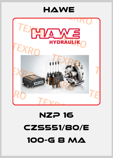 NZP 16 CZS551/80/E 100-G 8 MA Hawe